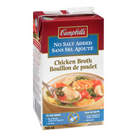Cambell's No Salt Added Chicken Broth 6x900ml