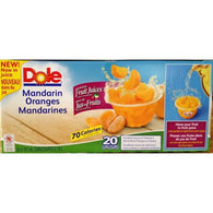 Dole Mandarin Orange Cups 20x107g