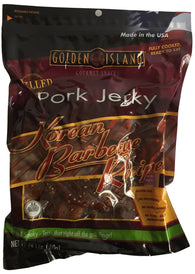 Golden Island Natural Style Pork Jerky, Korean Barbecue  410g