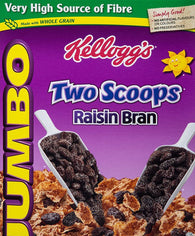 Kellogg's Two Scoops Raisin Bran Cereal 1.42kg