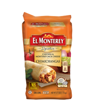 El Monterey Frozen Chimichangas Chicken & Monterey Jack Cheese 18x142g
