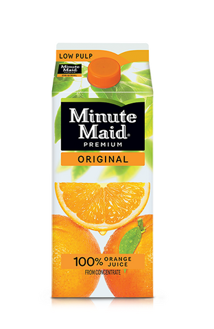 Minute Maid 100% Orange Juice 12 x 1L
