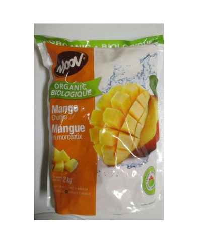 Moov Frozen Organic Mango Chunks 2kg