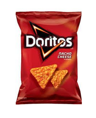 Doritos Nacho Cheese Flavored Tortilla Chips 640g