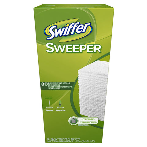 Swiffer Sweeper Dry Refill Sheets 80 Count